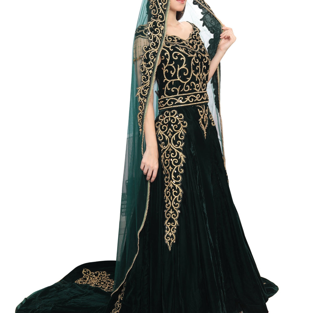 Designer Takchita Caftan Traditional Ethnic Wedding Gown