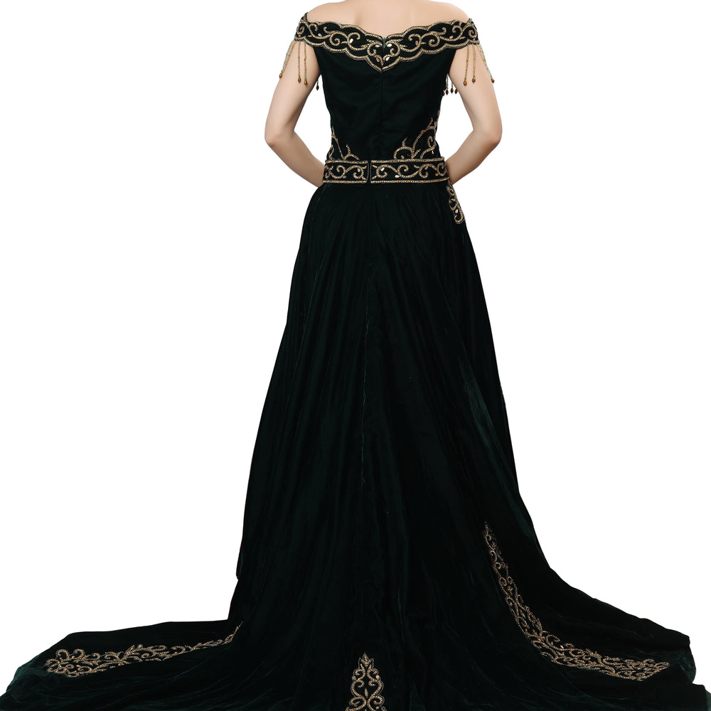 
                  
                    Designer Takchita Caftan Traditional Ethnic Wedding Gown
                  
                
