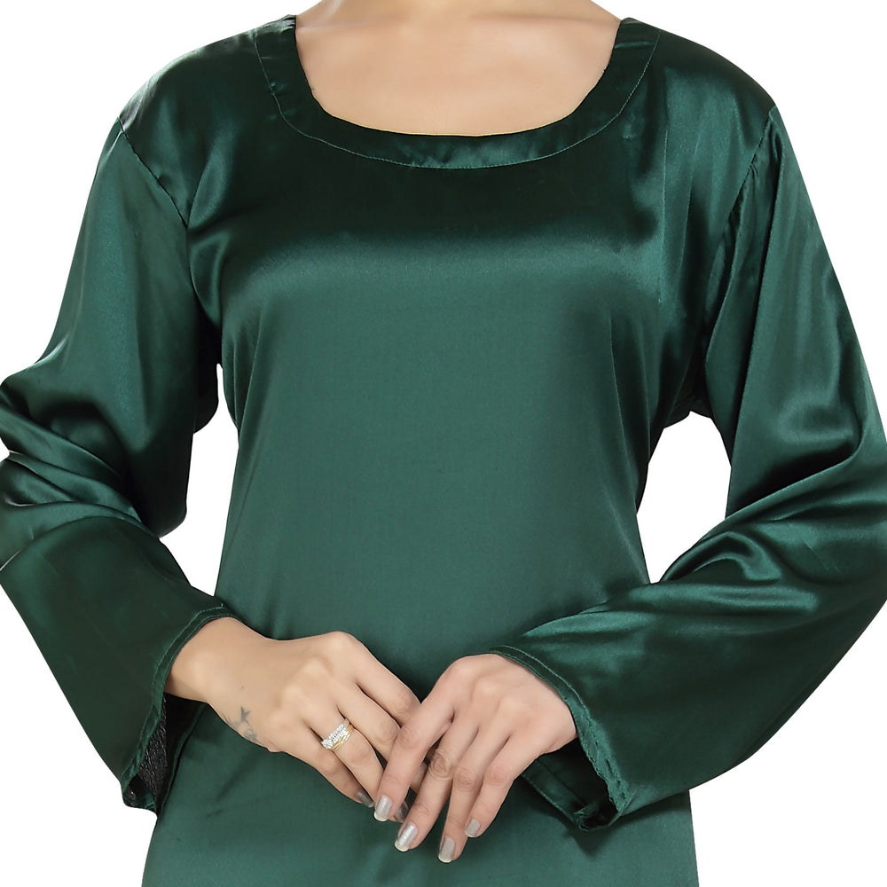Nightie Dress Soft Satin Night Wear - Maxim Creation