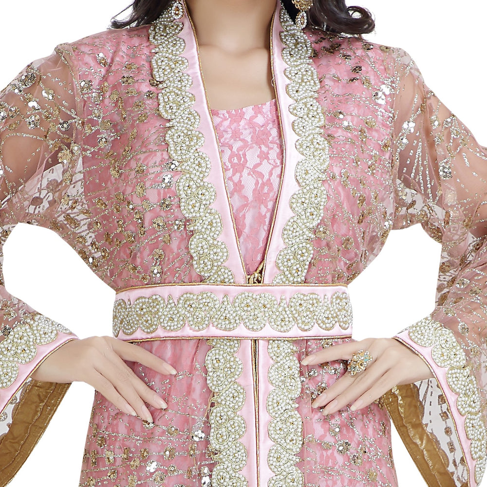 Moroccan Caftan Khaleeji Thobe Gown - Maxim Creation