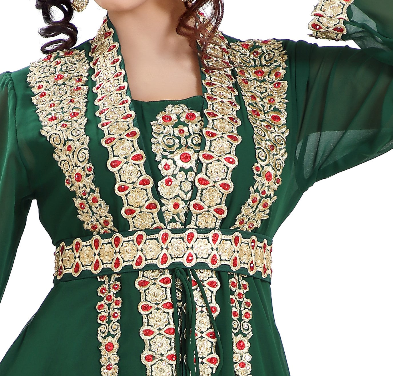 Designer Maxi Dress Robe Jalabiya - Maxim Creation