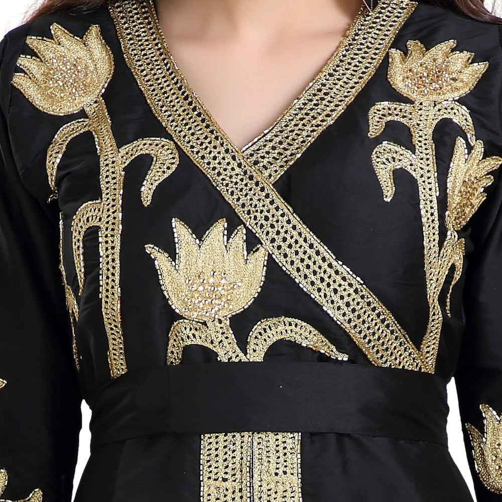 Persian Dress Jasmine Bridesmaid Niqah Kaftan - Maxim Creation