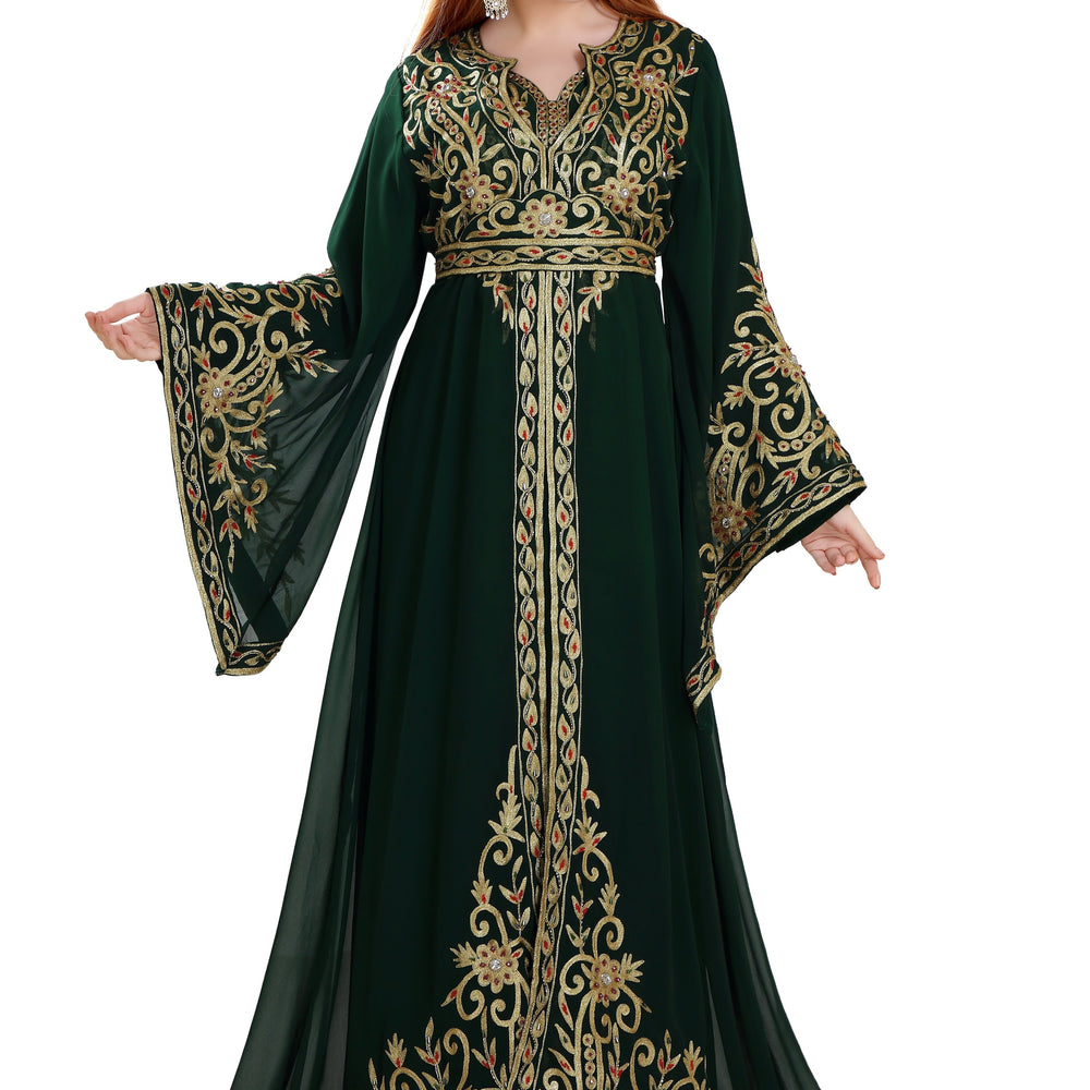 Designer Kaftan Khaleeji Thobe Gown - Maxim Creation