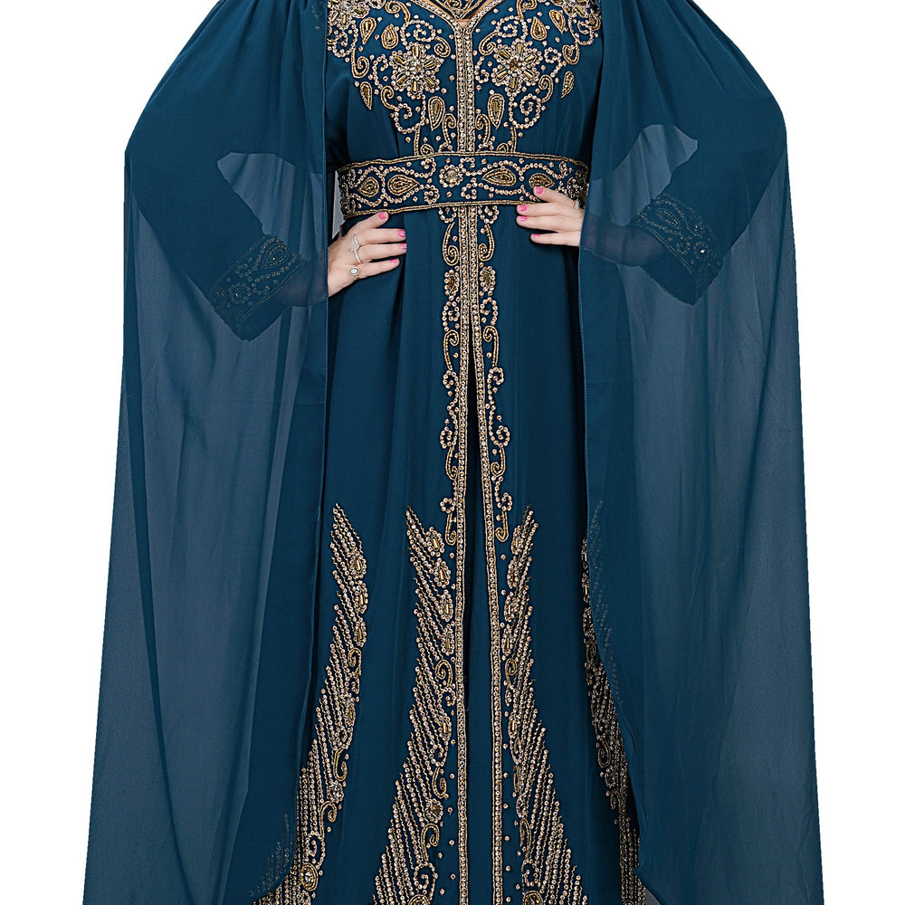 African Abaya Luxe Kaftan Dress - Maxim Creation