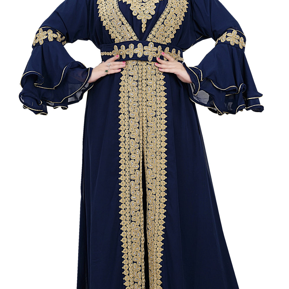 Tailor Made Kaftan Designer Abaya - Maxim Creation