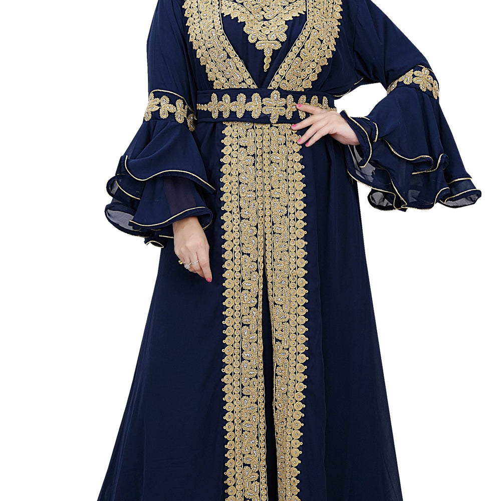 Tailor Made Kaftan Designer Abaya - Maxim Creation