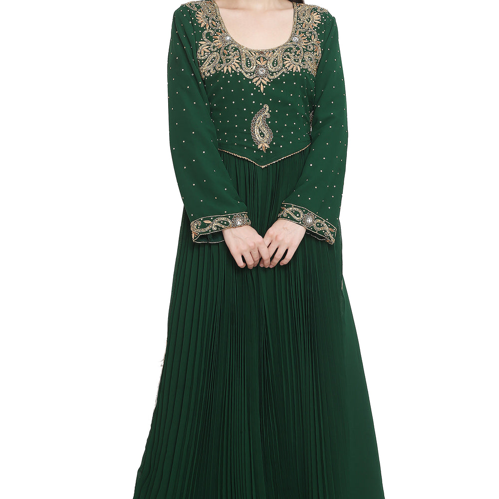 Djellaba Maxi Embroidered Gown - Maxim Creation