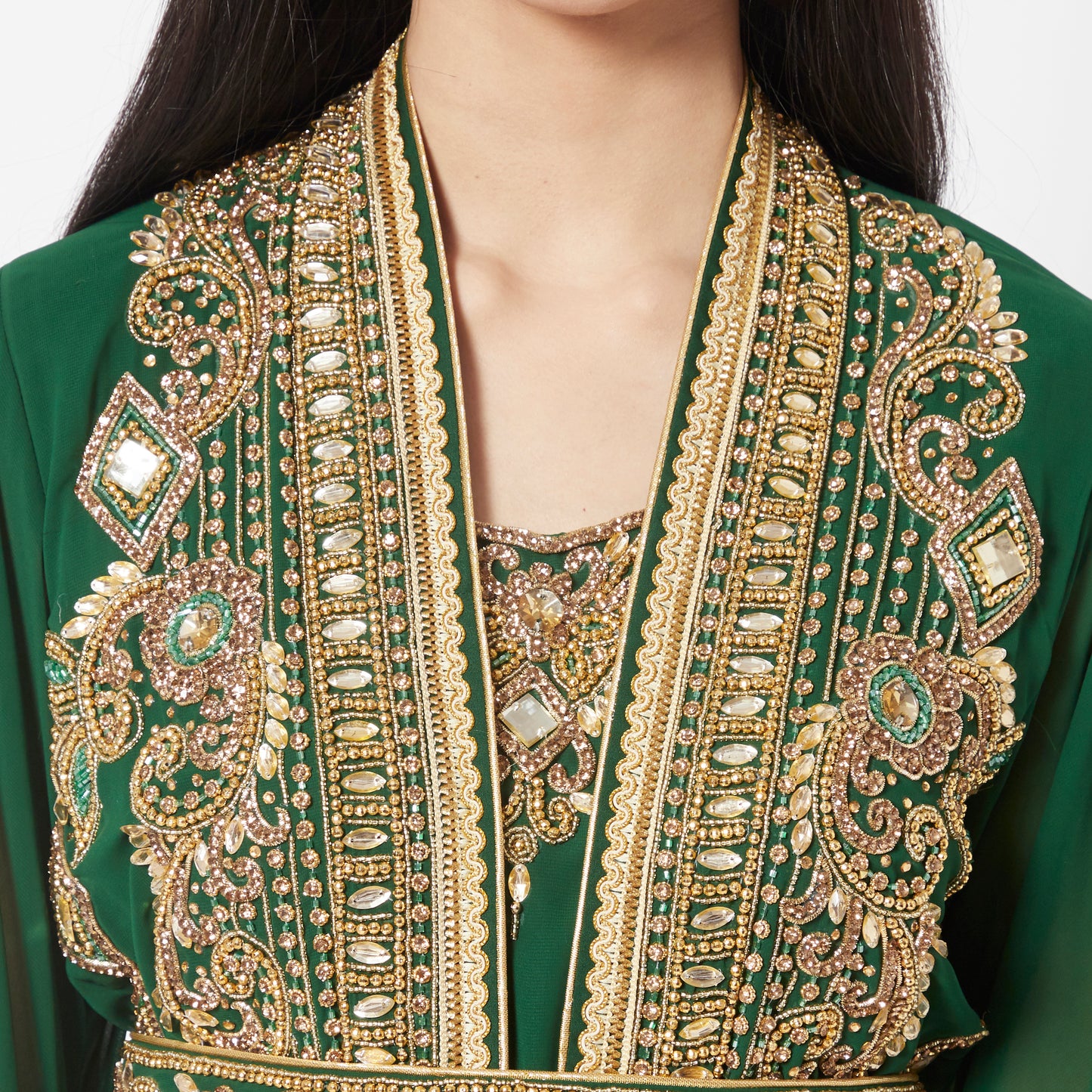 Designer Hand Crafted Kaftan Khaleeji Thobe - Maxim Creation