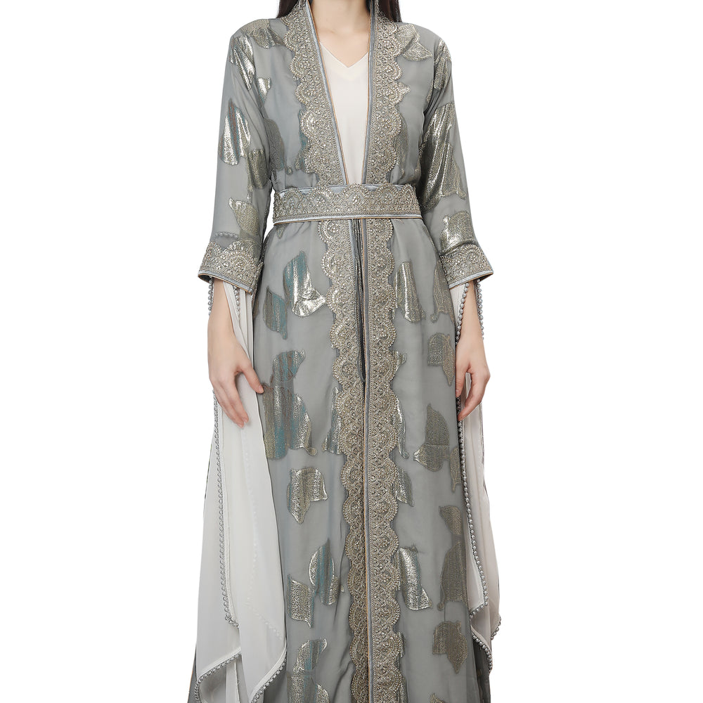 Princess Jasmine Arabian Wedding Gown Designer Jellebiya - Maxim Creation