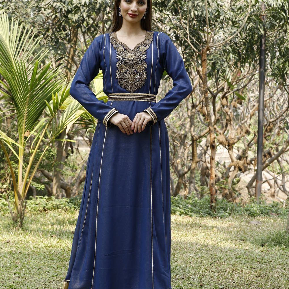 Arabian Wedding Gown Thobe Caftan Dress