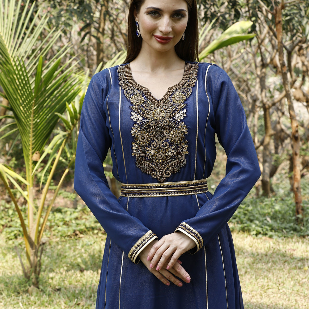Arabian Wedding Gown Thobe Caftan Dress