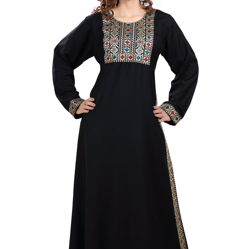 Dubai Farasha Daily Wear Maxi Dress - Maxim Creation
