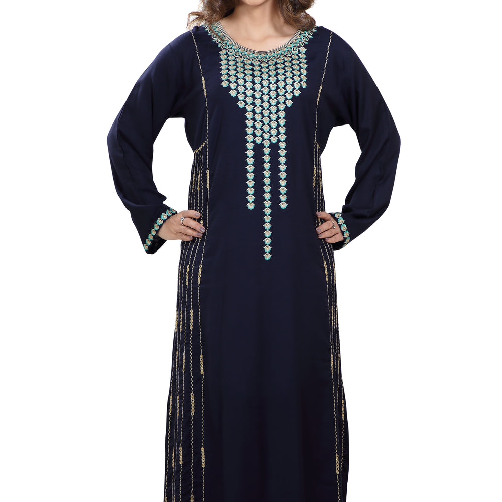 Embroidered Maxi Arabian Party Wear - Maxim Creation
